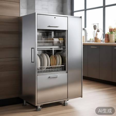 立式消毒柜盘子置物架：实用设计提升存储空间