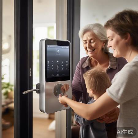 指纹锁多种便捷开锁方式，轻松守护家庭安全