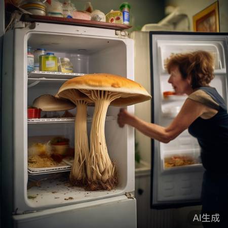 冰箱里长蘑菇，居民美味分享