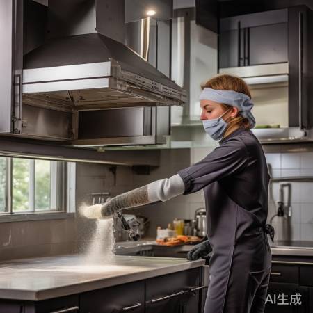 拆卸油烟机,设备清洗,三步清洁