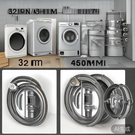 洗衣机排水管尺寸：32/40/