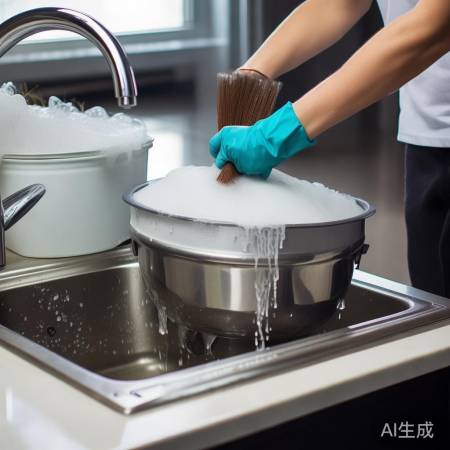 内胆清洗，热水浸泡软化水垢