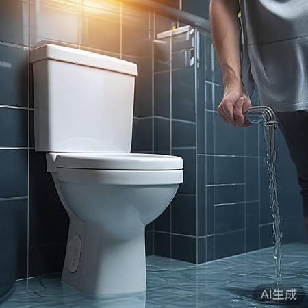 马桶及时冲,防渗漏。