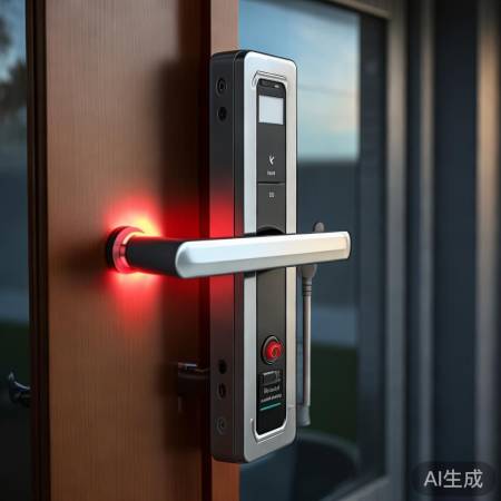 智能门锁防撬报警，及时报警抓小