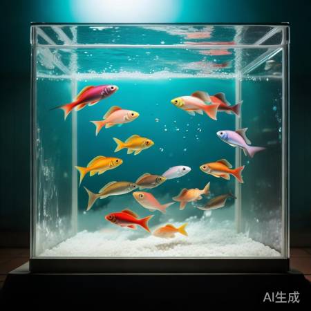 给鱼儿做SPA,加盐适量。