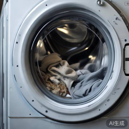 洗衣机不平衡，检查衣物和内壁。