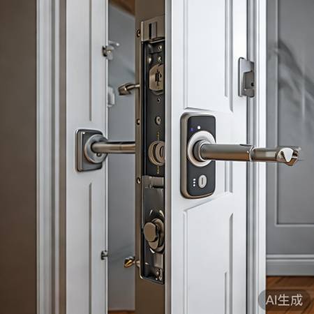 防盗门锁具，三种类型各不同。