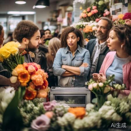 花束放冰箱，网友热议