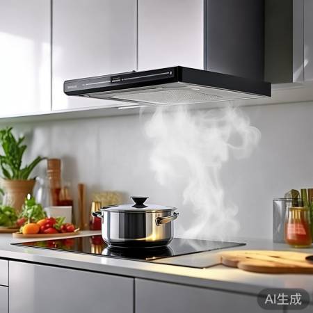 “告别油烟,海信油烟机清新生活