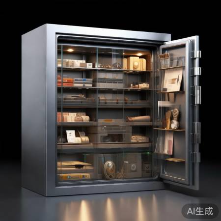 保险柜内部分隔防潮设计