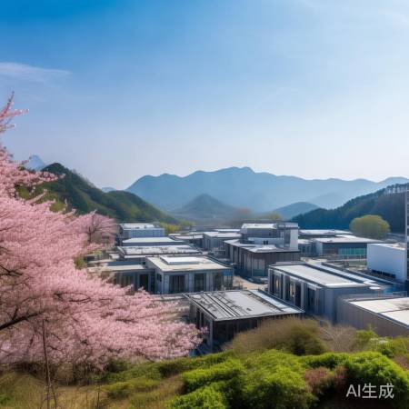 樱花雪燃气灶厂坐山水间