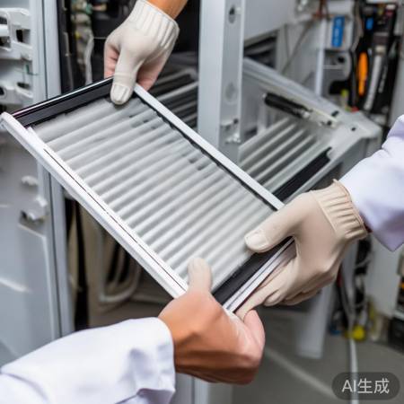 “拆卸滤芯：卡扣式轻松取下”