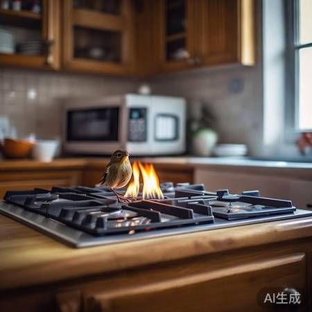 燃气灶熄火,小鸟作怪!