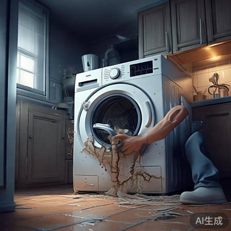 “洗衣机水锤破坏管道科普”