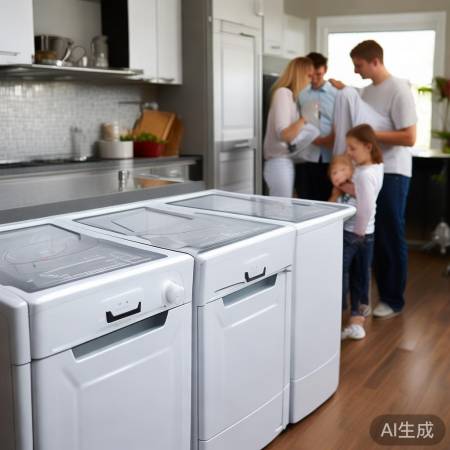 三格抽屉洗衣机,容量洗涤两兼顾