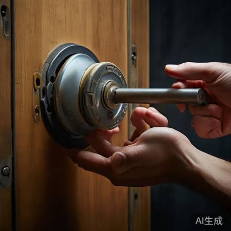 判断故障，轻摇锁芯