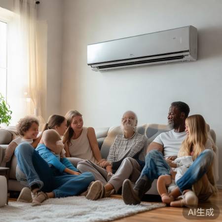 甘肃居民赞隐形节能空调