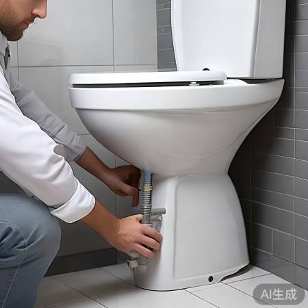 安装马桶，确保稳定