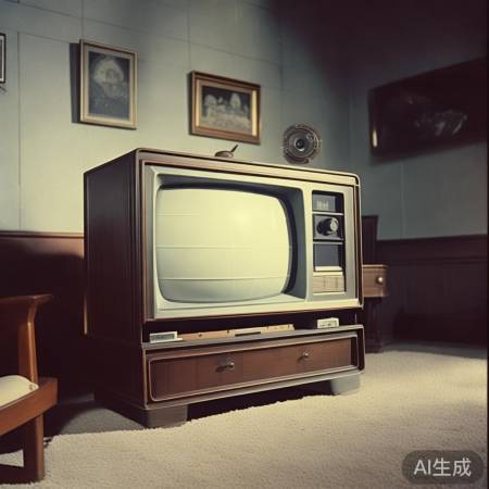 1950年,初代电视模糊开篇