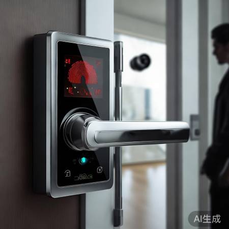 指纹锁防信息盗用报警