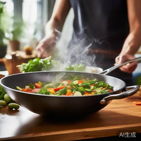 麦饭石炒锅，健康美味