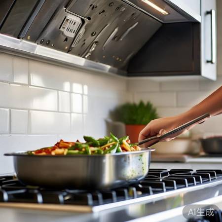烹饪时油烟机与烹饪同步