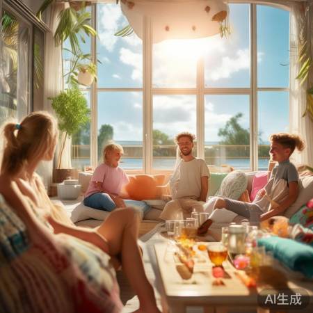 夏日阳光，巴顿壁挂炉温暖家居