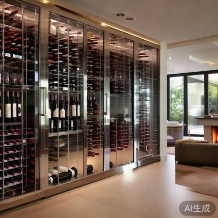 红酒生活美景，海沧定制柜保鲜