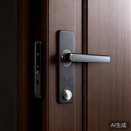 高端指纹锁,简约大气