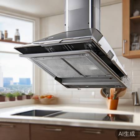 “定期清检油烟机”