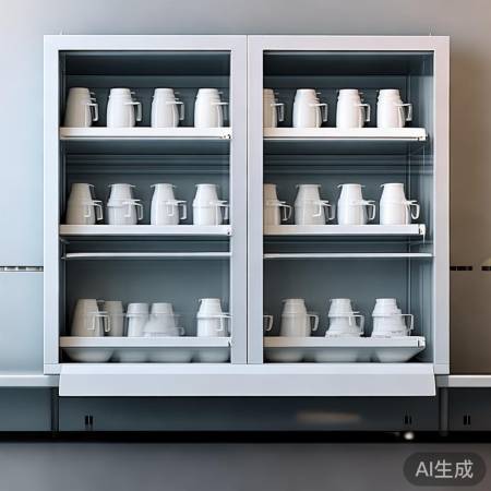 消毒柜空间要足够,杯子摆放留空