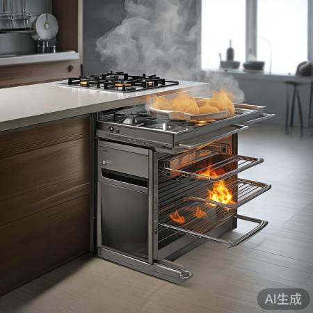 集成灶省时省电，一机多能