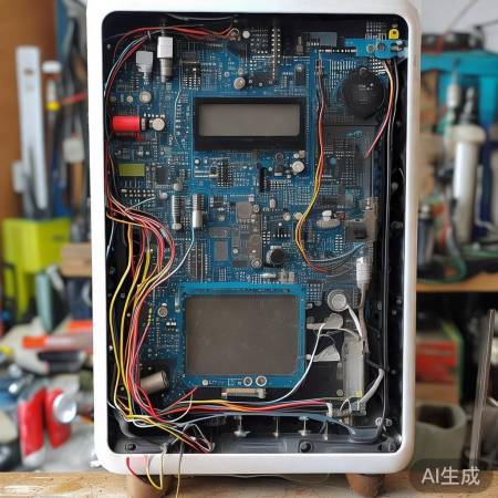 热水器电路故障，显示屏失灵