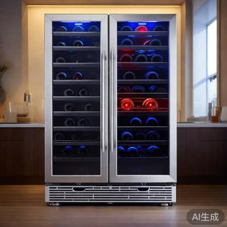 红酒柜,单双温区区别