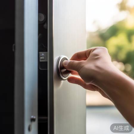 指纹锁安装简单，光线充足更精准