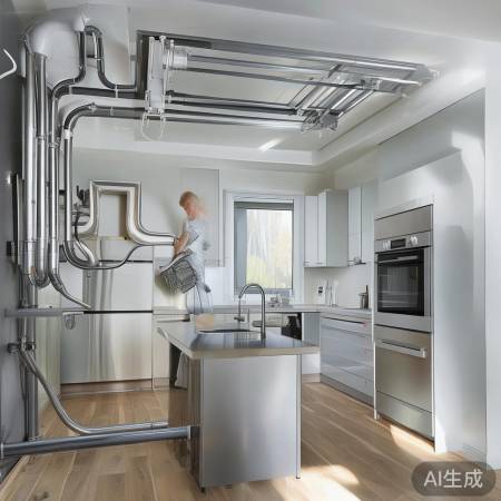 安装新风系统,注意管道布局