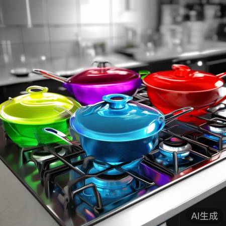 燃气灶专用彩色锅，烹饪新体验