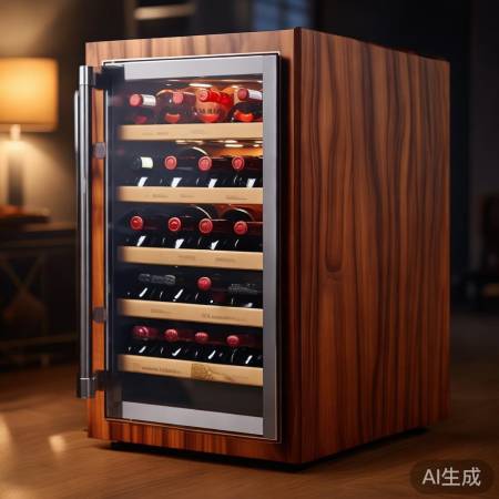 海尔原木红酒柜,200升,24