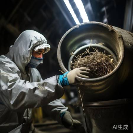 清理鸟巢前,防护措施要做好。