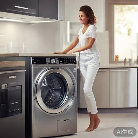 LG二合一洗衣机,家务轻松神器