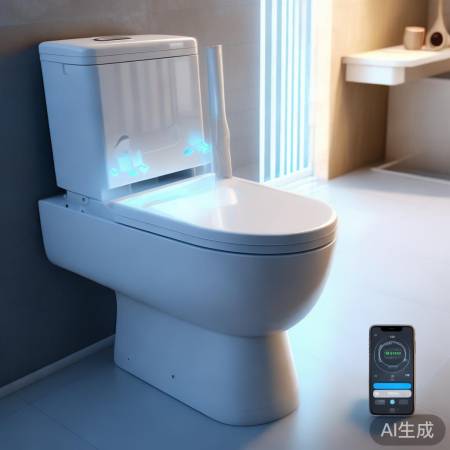 智能马桶,功能全面,遥控便捷。