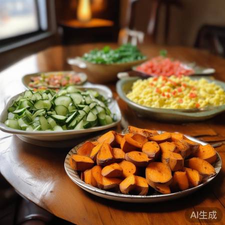 地瓜大餐配小菜