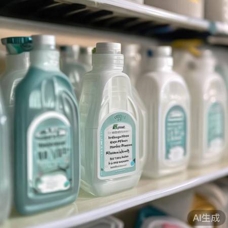 “选无磷无荧光洗衣液”