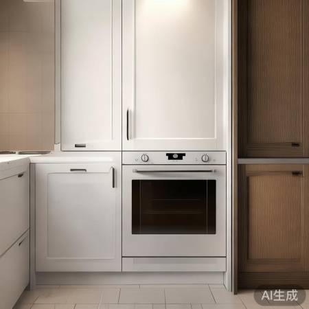 深浅色调厨房空间感