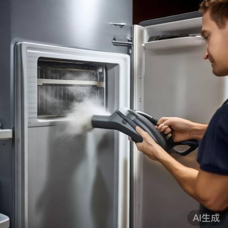 冰箱散热器清洁，确保制冷。