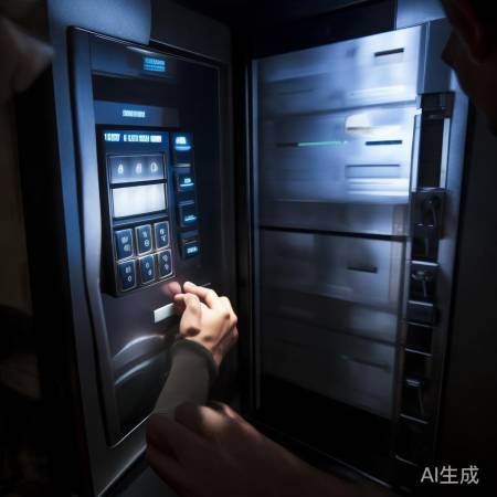 “按密码解锁保险柜”