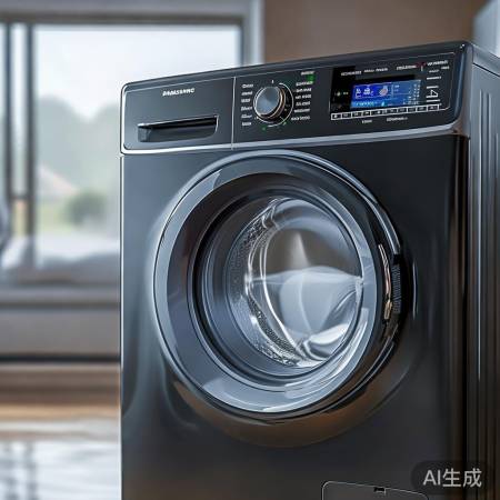 松下天幕洗衣机，智能变频，静音