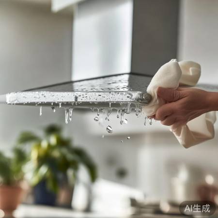 “油烟机清洁保养，焕然一新！”