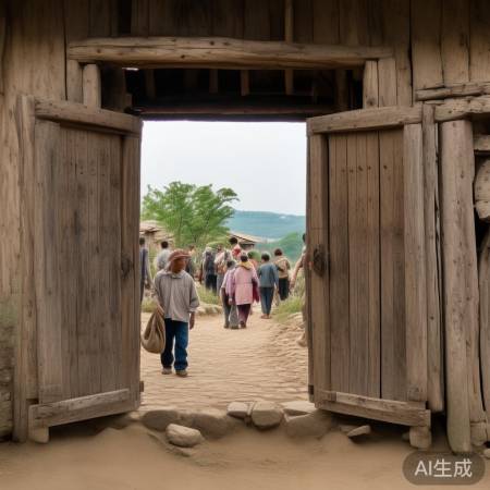 农村门宽适通行