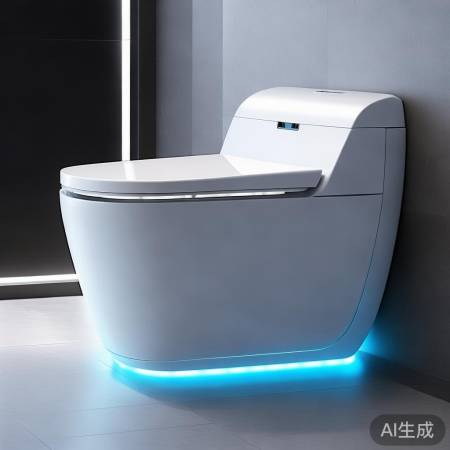“旋转直冲马桶,环保智能”
